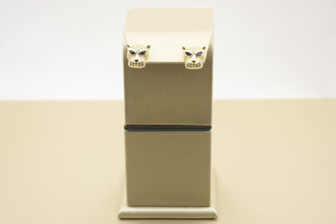 Golden Whispers Ensemble: Stainless Steel Earrings in 18K Gold